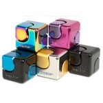 Fidget Cube Spinner Metallic - bopster
